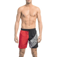 Jag Couture London - New York Bikkembergs Beachwear BKK1MBM09_RED&amp;BLACK