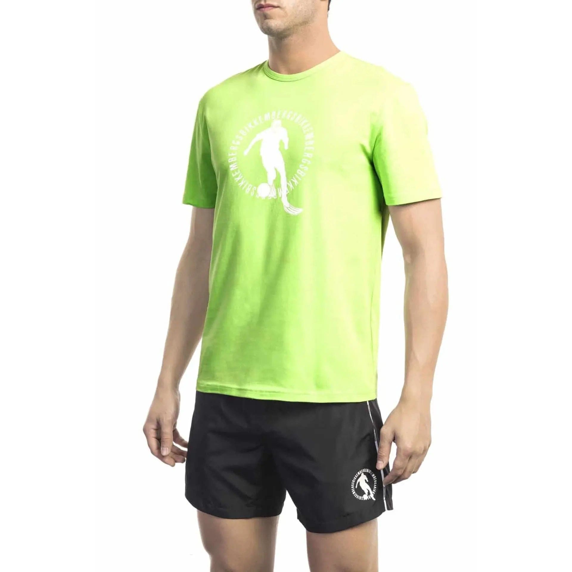 Jag Couture London - New York Bikkembergs Beachwear BKK1MTS02_GREEN(FLUO)