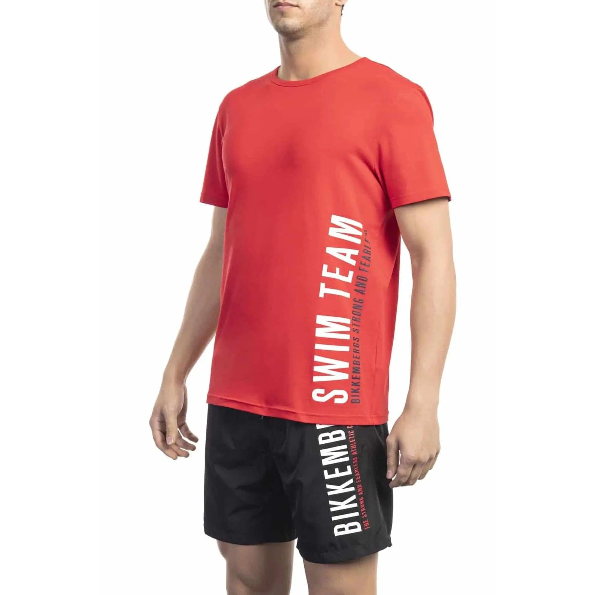 Jag Couture London - New York Bikkembergs Beachwear BKK1MTS04_RED