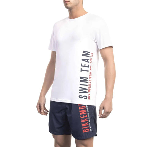 Jag Couture London - New York Bikkembergs Beachwear BKK1MTS04_WHITE