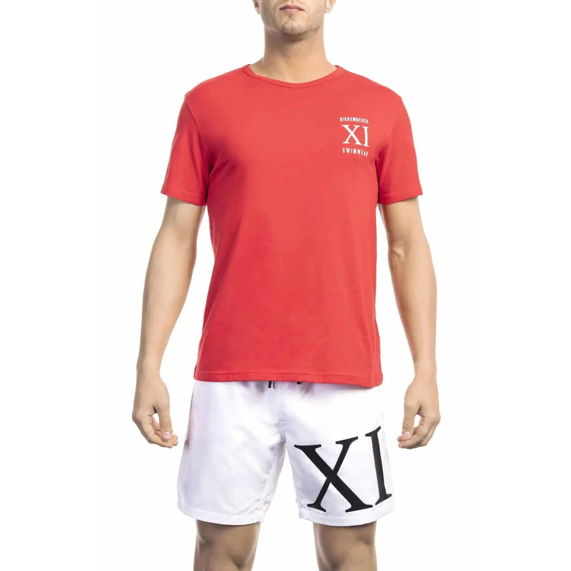 Jag Couture London - New York Bikkembergs Beachwear BKK1MTS05_RED