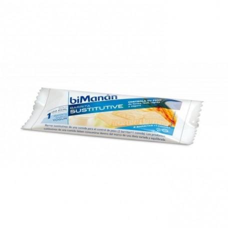 Bimanán Sustitutive Yoghurt Box with 24 bars from Jag Couture London New York, showing individually wrapped yogurt bars.