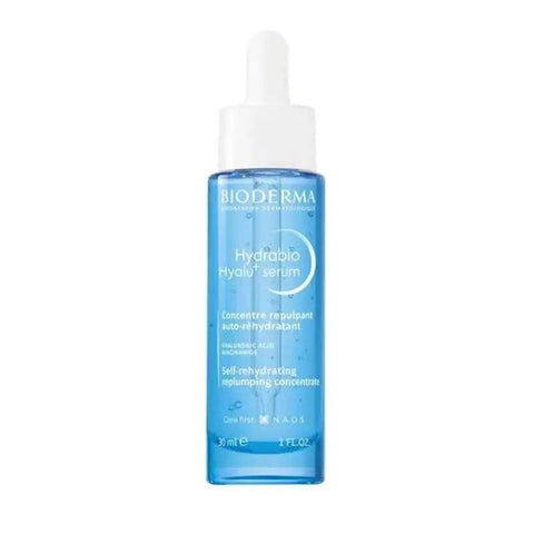 Bioderma Hydrabio Hyalu+ Serum 30ml from Jag Couture London, featuring a clear bottle and dropper for hydrating skincare.