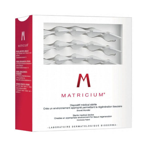 Bioderma Matricium Skin Regeneration Treatment single-dose vials by Jag Couture London NY, 30 x 1ml, for skin repair and renewal.
