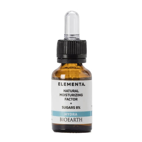 Bioearth Elementa Concentrado Hydra facial serum by Jag Couture London in a 15ml bottle, hydrating and nourishing skin.