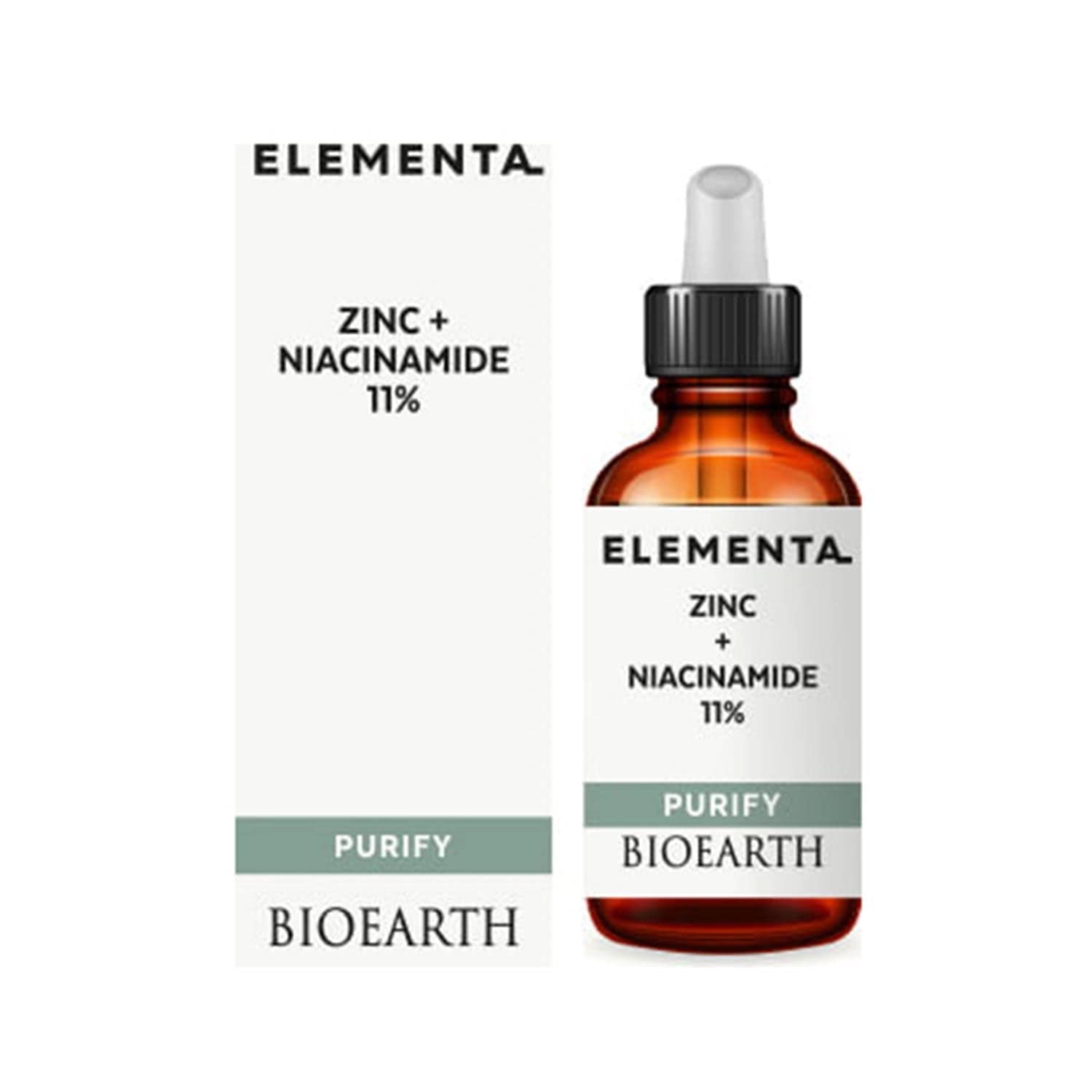 Jag Couture London - New York Bioearth Elementa Concentrado Purify Zinc Niacinamida 15ml