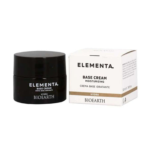 Bioearth Elementa Hydrating Cream from Jag Couture London New York, 50ml jar with natural skincare ingredients.