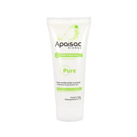 Jag Couture London New York Biorga Apaisac Purifying Cream 40ml, soothing skincare product with gentle, calming formula.