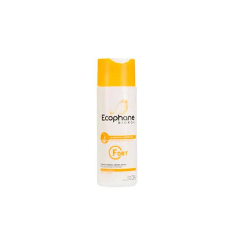 Biorga Ecophane Fortifying Shampoo 200ml by Jag Couture London featuring the shampoo bottle with label and cap.