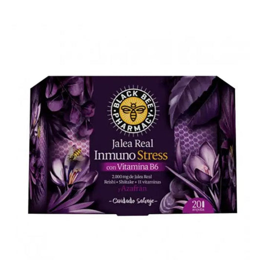 Jag Couture London - New York Black Bee Royal Jelly Immuno Stress 20 Vials