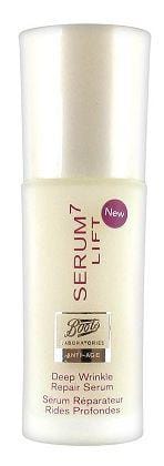 Jag Couture London Boots Serum 7 Lift Serum Corrector for deep wrinkles, 30ml, with a sleek bottle and elegant packaging.