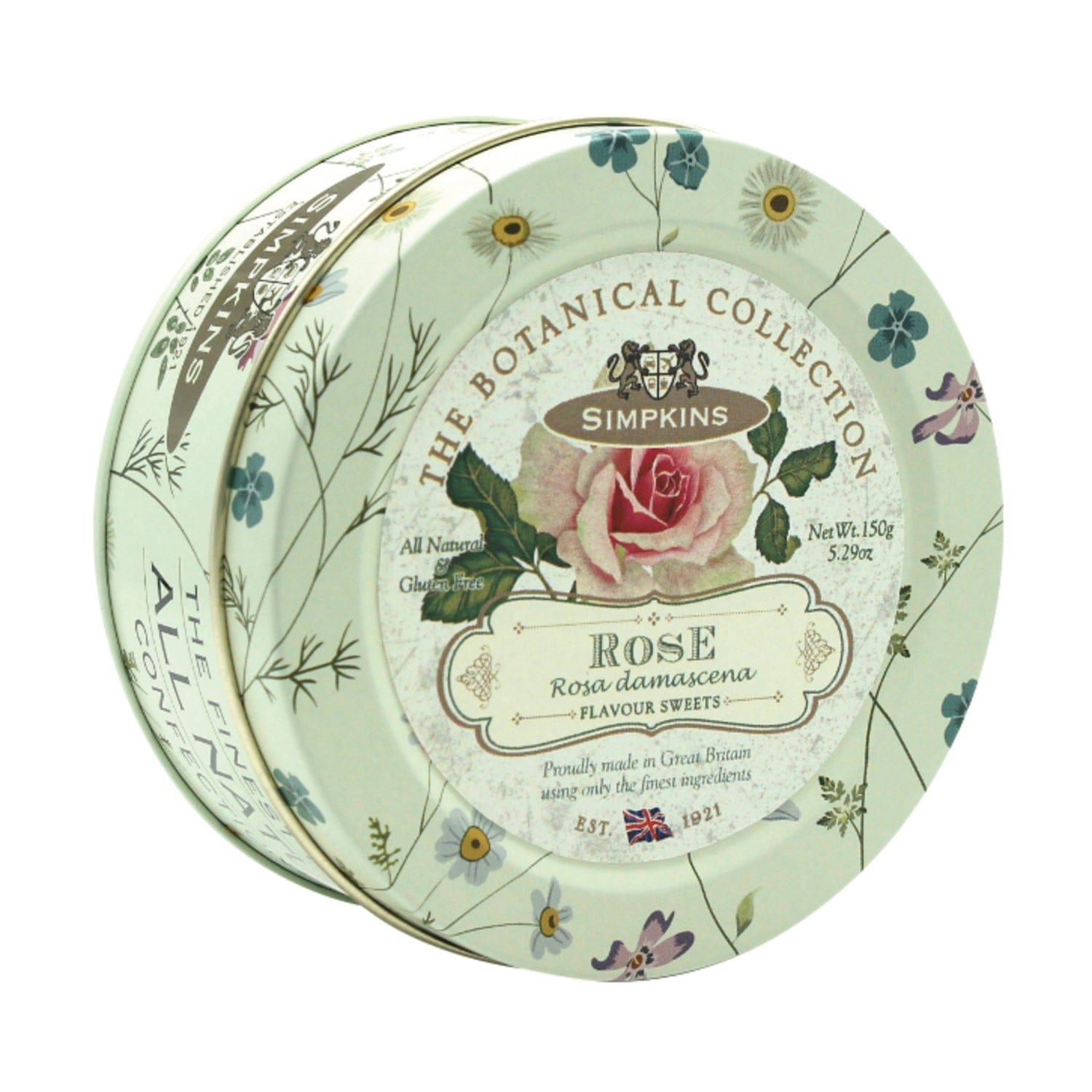 Jag Couture London - New York Botanical tin of rose flavour travel sweets