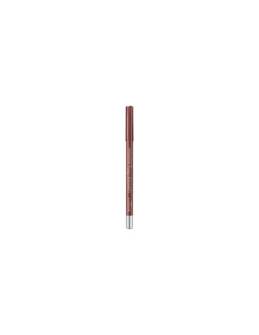 Bourjois Contour Clubbing Waterproof Eye Liner in 074 Berry Brown, 1.2g, with a smooth, creamy pencil tip on a white background.