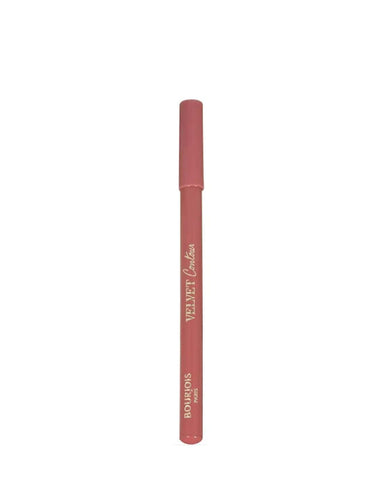Bourjois Velvet Contour Lip Pencil in NoHalicious, 1.14g, with sharpened tip and sleek packaging from Jag Couture London.