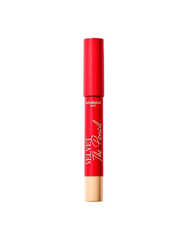 Bourjois Velvet The Pencil 07 Rouge Es Carmin lip liner pencil from Jag Couture London - New York, 1.8g, with a rich red shade.