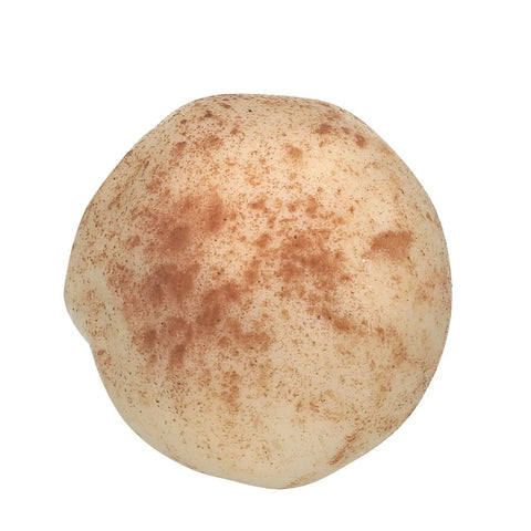 Cappuccino truffle by Jag Couture London in white chocolate with cocoa dusting, 13.5g, displayed close-up on a neutral background.