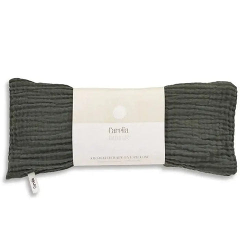 Carelia Natural Care Eye Pillow by Jag Couture London - New York, soft fabric with herbal filling for soothing eye relaxation.