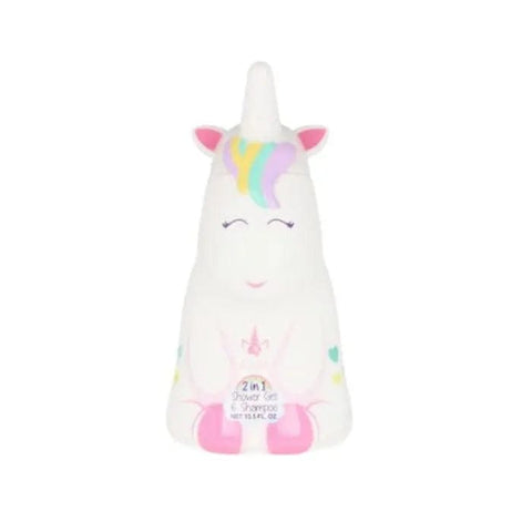 Cartoon Eau My Unicorn shower gel and shampoo by Jag Couture London-New York, 400ml bottle with colorful unicorn design.