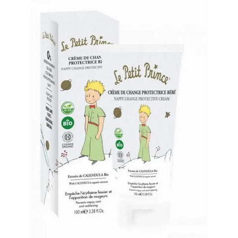 Cartoon Le Petit Prince nappy change protective cream by Jag Couture London New York, 100ml tube with colorful Prince illustration