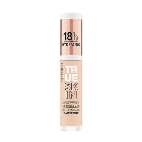 Catrice True Skin High Cover Concealer 010 Cool Cashmere by Jag Couture London New York, showing the concealer tube with applicator.