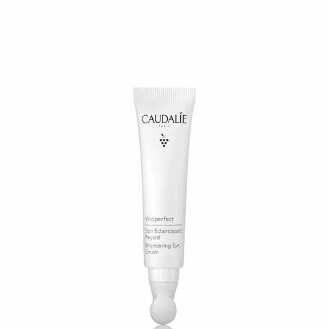 Caudalie Vinoperfect Brightening Eye Cream in 15ml jar, designed to reduce dark circles and brighten the eye area.