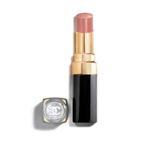 Chanel Rouge Coco Flash 116 Easy lipstick by Jag Couture London featuring sleek packaging and vibrant coral color.