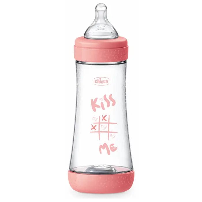 Jag Couture London - New York Chicco Baby Bottle Perfect5 4Chicco Baby Bottle Perfect 4M+ 300ml Silicone Pink
