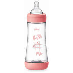Jag Couture London - New York Chicco Baby Bottle Perfect5 4Chicco Baby Bottle Perfect 4M+ 300ml Silicone Pink