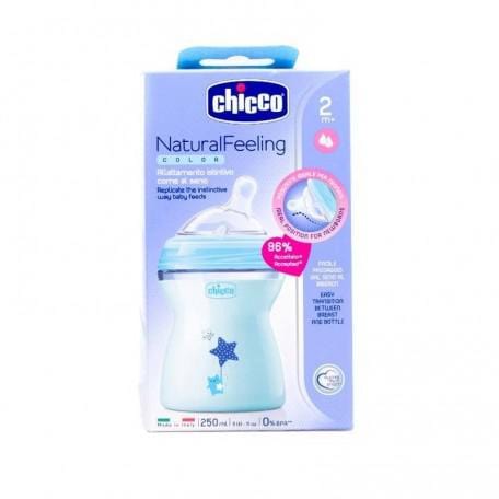 Jag Couture London - New York Chicco Bib Nat-Feel 2m Boy 250ml
