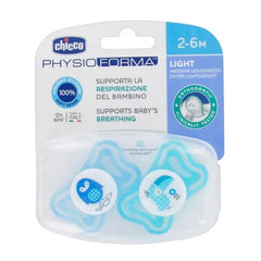Jag Couture London - New York Chicco Pacifier Physio Light Blue 2-6M 2U