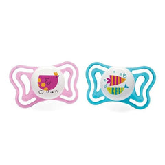 Jag Couture London - New York Chicco Pacifier Physio Light Pink 16-36M 2U