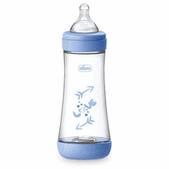Jag Couture London - New York Chicco Perfect Silicone Feeding Bottle 300ml Blue 4m+