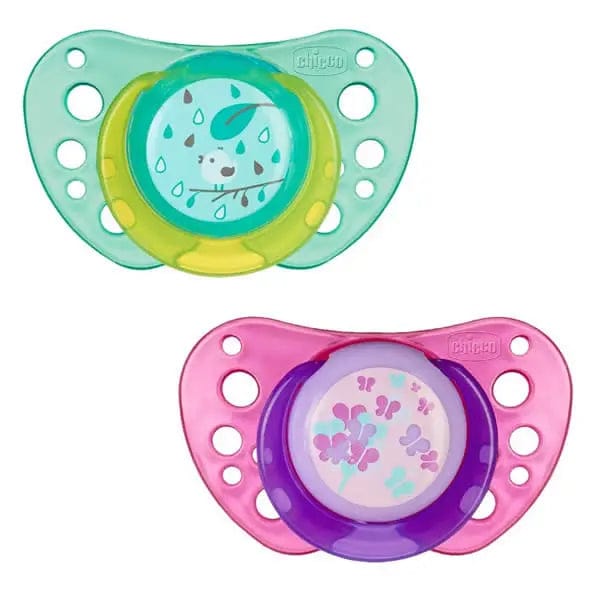 Jag Couture London - New York Chicco Physio Air Rubber Pacifier Blue 12m+ 2 Units