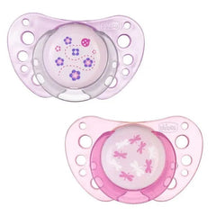 Jag Couture London - New York Chicco Physio Air Rubber Pacifier Rose 0-6m 2 Units
