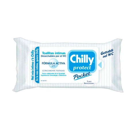Jag Couture London - New York Chilly Wipes Protect 12U package with cooling wipes in a compact, portable container.