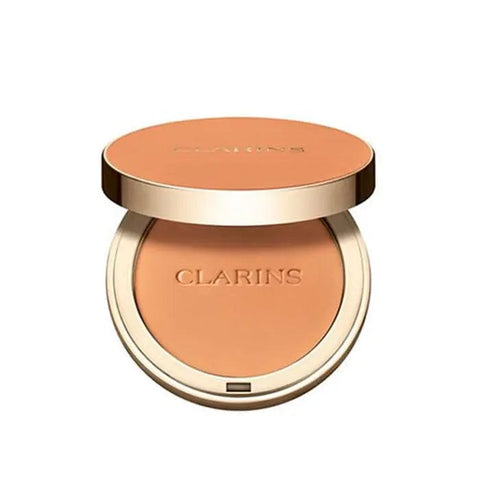 Jag Couture London New York Clarins Ever Matte Compact Powder in shade 05 Medium Deep, featuring a pressed powder compact with a matte finish.