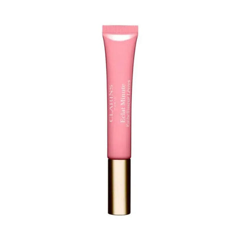 Clarins Instant Light Lip Perfector in 07 Toffee Pink Shimmer, natural lip gloss with pink shimmer, by Jag Couture London New York.
