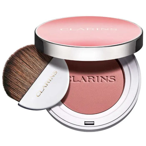 Clarins Joli Blush 03 Cheeky Rose from Jag Couture London - New York, showcasing the soft pink blush compact with a subtle sheen.