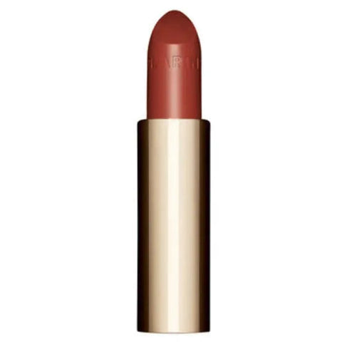 Clarins Joli Rouge Satin 737 Spicy Cinnamon lipstick refill by Jag Couture London, 3.5g, showing the product in its packaging.
