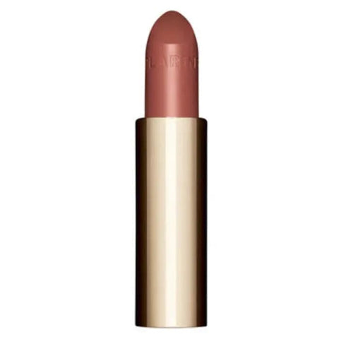 Clarins Joli Rouge Satin Pecan Nude lipstick refill in 3.5g packaging, featuring a smooth satin finish and natural nude shade.
