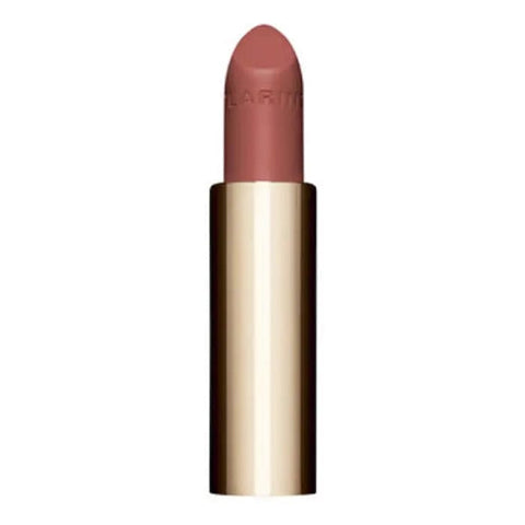 Clarins Joli Rouge Velvet La Recharge 705V Soft Berry lipstick in 3.5g, showing the sleek bullet with Soft Berry shade.