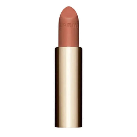 Clarins Joli Rouge Velvet La Recharge 783V Almond Nude lipstick in 3.5g with natural nude shade and sleek packaging.