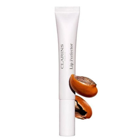 Jag Couture London New York Clarins Lip Perfector Translucent Glow 12ml tube with shiny, smooth lip gloss and subtle shimmer.