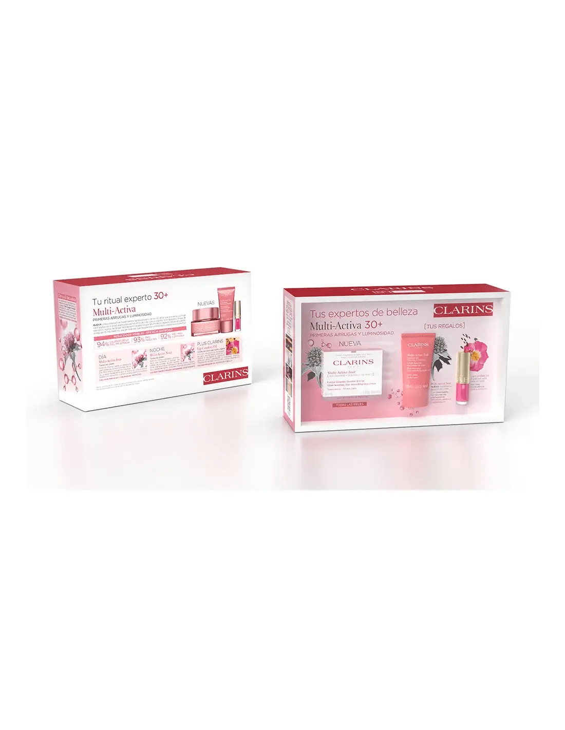 Jag Couture London - New York Clarins Multi-Active Day Cream All Skin Types 50ml Set 3 Pieces