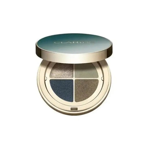 Jag Couture London Clarins Ombre 4-Color Eyeshadow Palette in Jade Gradation with four shades and 4.2g of product.
