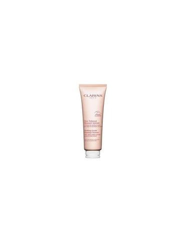 Clarins Soothing Gentle Foaming Cleanser 125ml, a gentle face cleanser with a foaming formula for sensitive skin, by Jag Couture London.