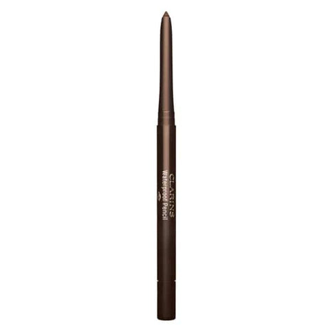 Clarins Waterproof Pencil in 02 Chesnut by Jag Couture London - New York, showcasing the brown waterproof eyeliner pencil.