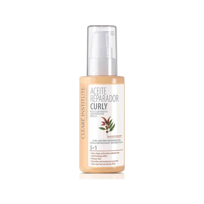 Jag Couture London - New York Clearé Institute Curly Curls Defined Curl Repair Oil Moisturising Shine 50ml
