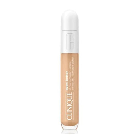 Clinique Even Better All-Over Concealer+Eraser CN52 Neutral from Jag Couture London showing the concealer tube with product label and applicator