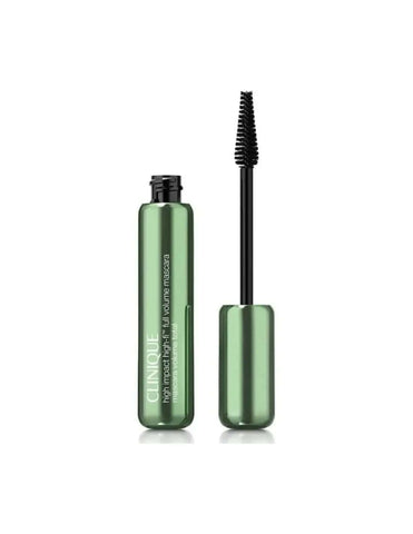 Clinique High Impact Hi-Fi Full Volume Mascara 10ml, black mascara tube with wand, showcasing bold, volumizing eyelash formula.